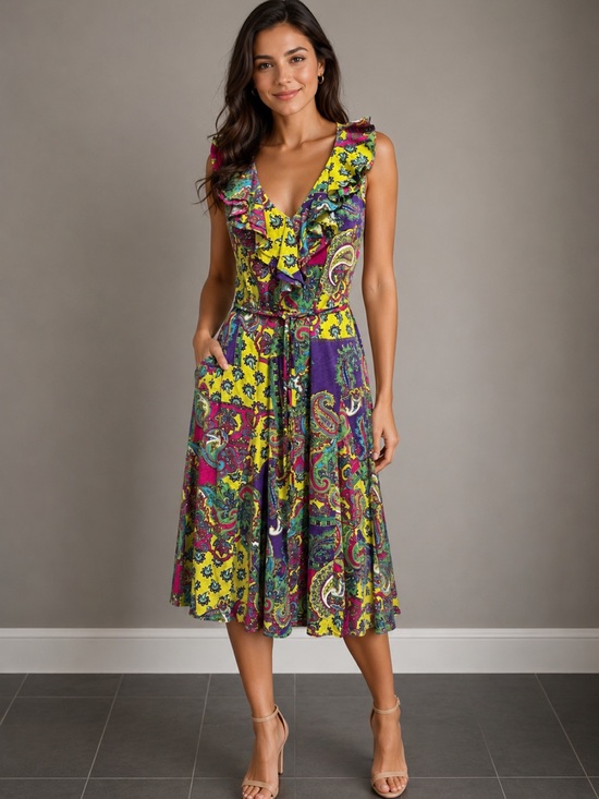 Ralph Lauren Dresses & Skirts - Ralph Lauren Ruffle Dress